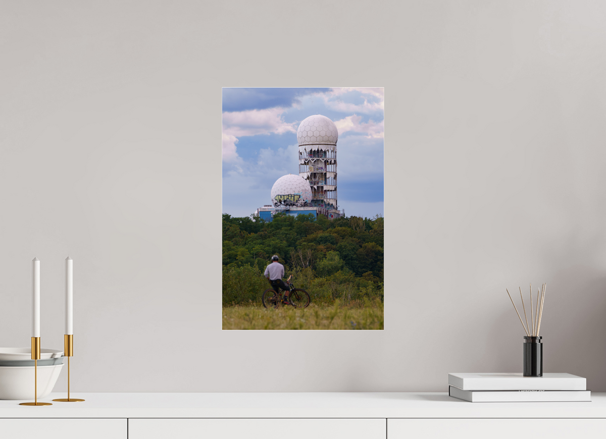 30 x 45 cm, Photo Print Under Acrylic Glass The Watchers of Teufelsberg
