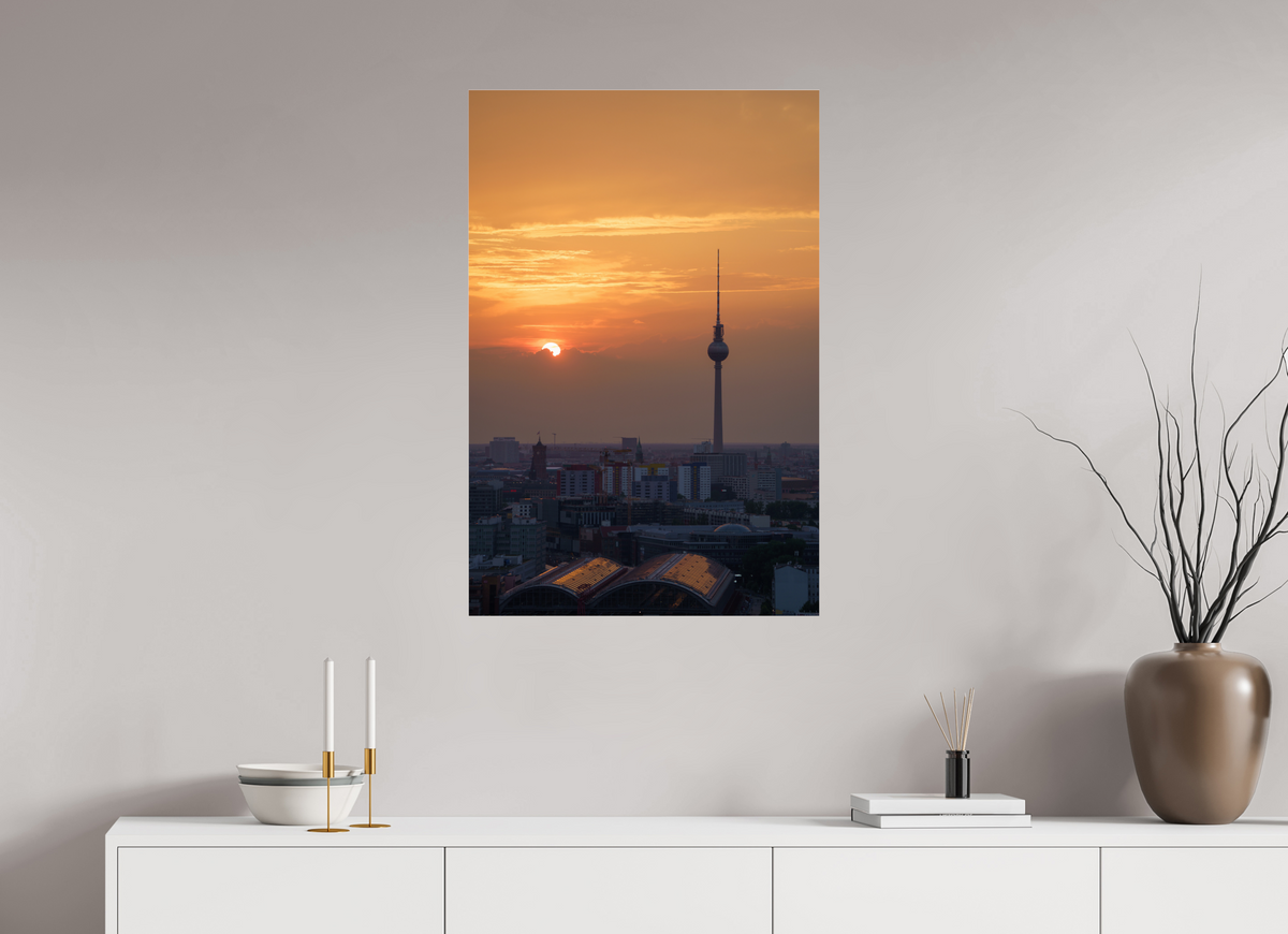 60 x 90 cm, Photo Print Under Acrylic Glass TV Tower 17
