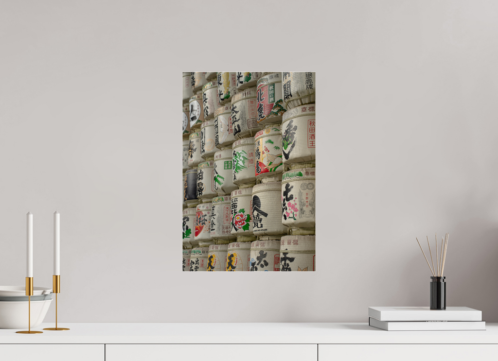 30 x 45 cm, Photo Print Under Acrylic Glass Sake Stories
