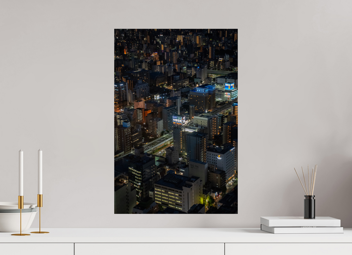 40 x 60 cm, Hahnemühle FineArt Pearl Tokyo Urban Constellation