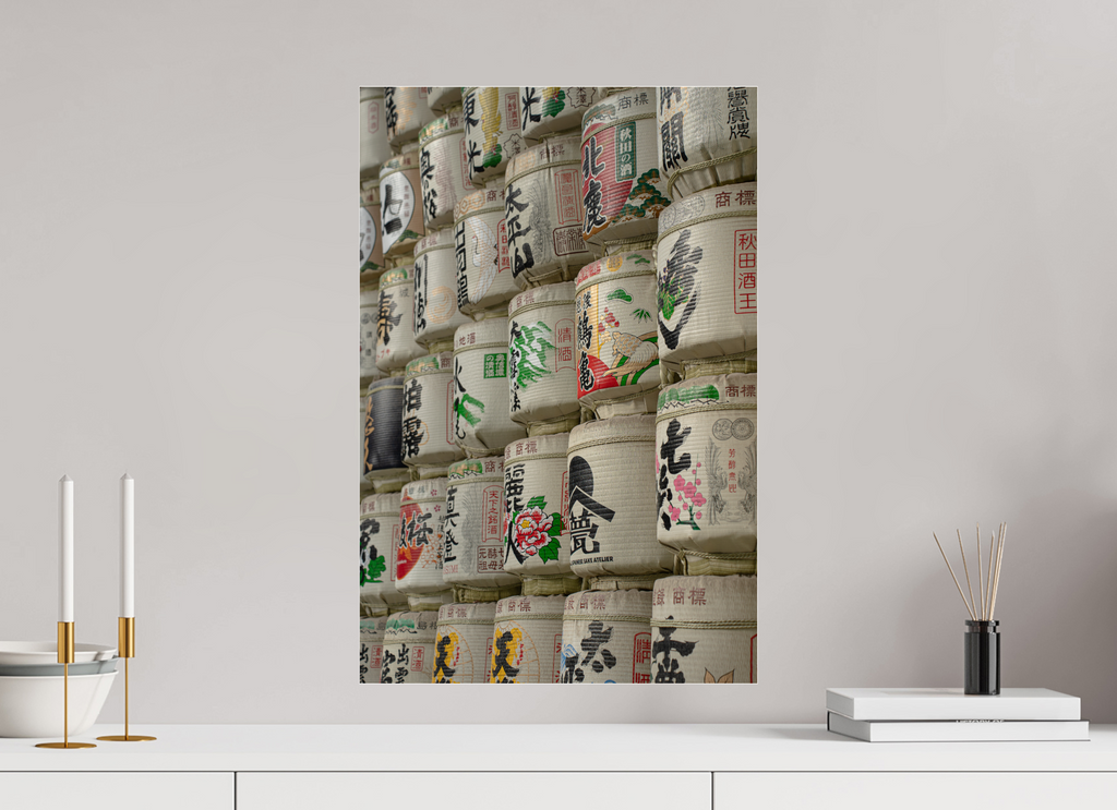 40 x 60 cm, Photo Print Under Acrylic Glass Sake Stories