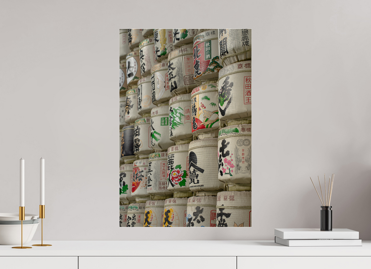 40 x 60 cm, Photo Print Under Acrylic Glass Sake Stories
