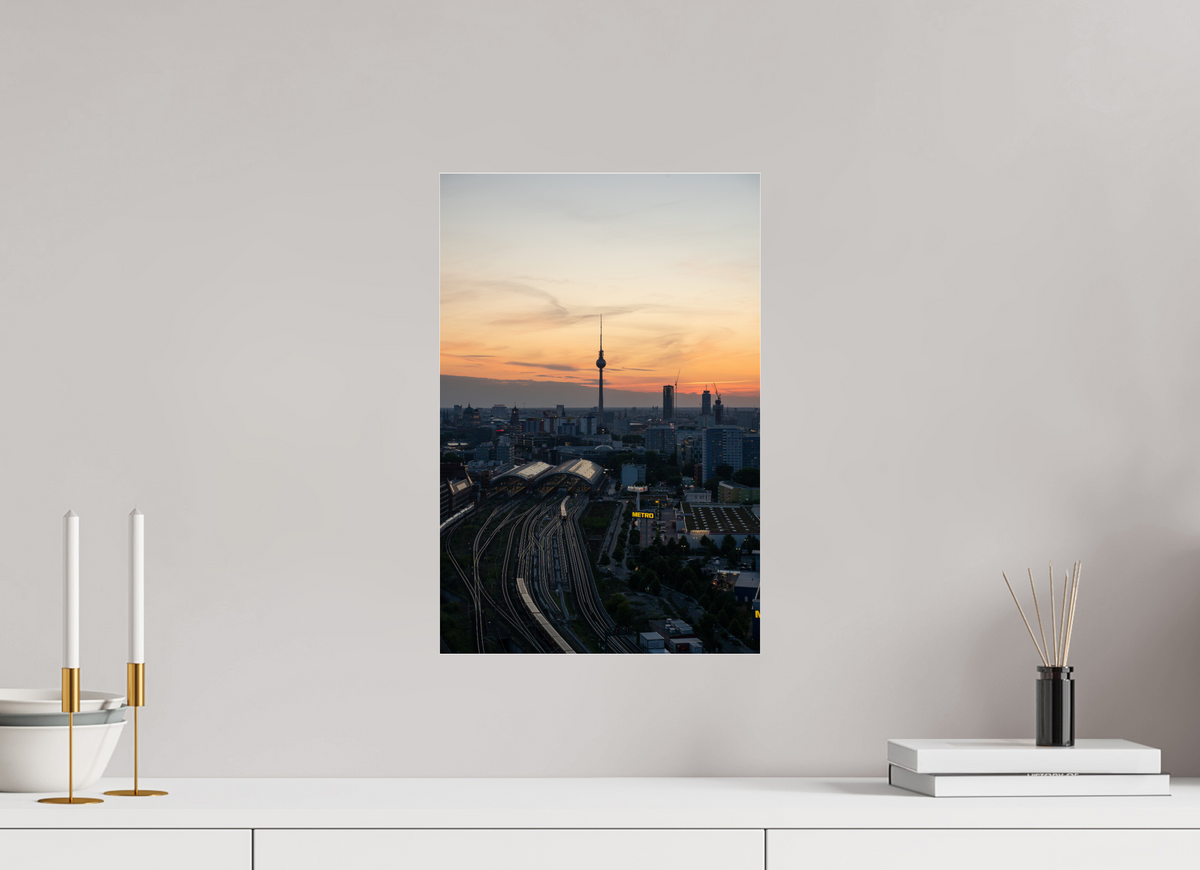30 x 45 cm, Photo Print Under Acrylic Glass TV Tower 09