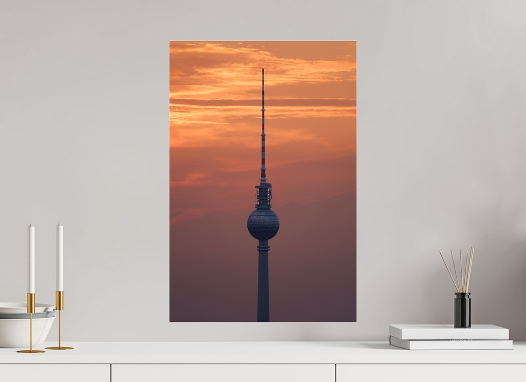 40 x 60 cm, Photo Print Under Acrylic Glass TV Tower 19