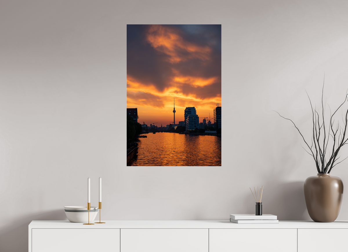 60 x 90 cm, Photo Print Under Acrylic Glass TV Tower 13
