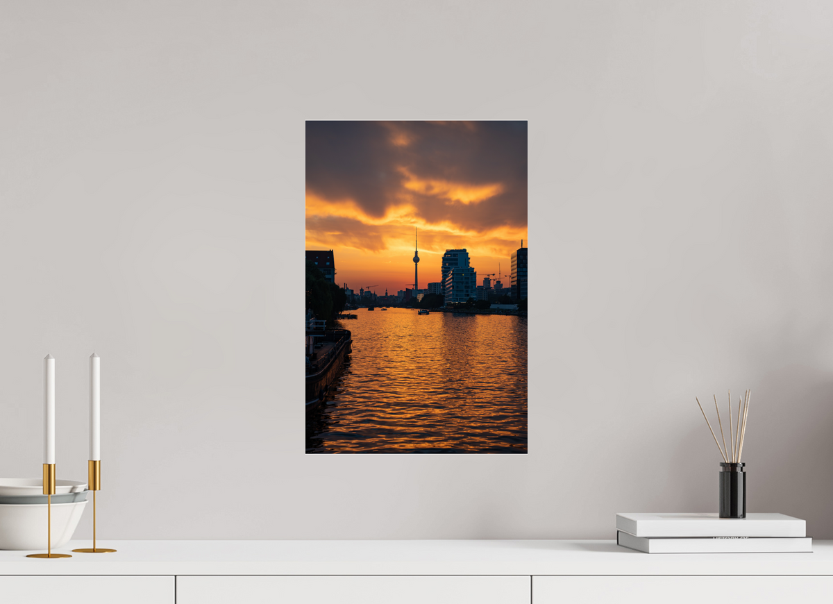 30 x 45 cm, Photo Print Under Acrylic Glass TV Tower 12