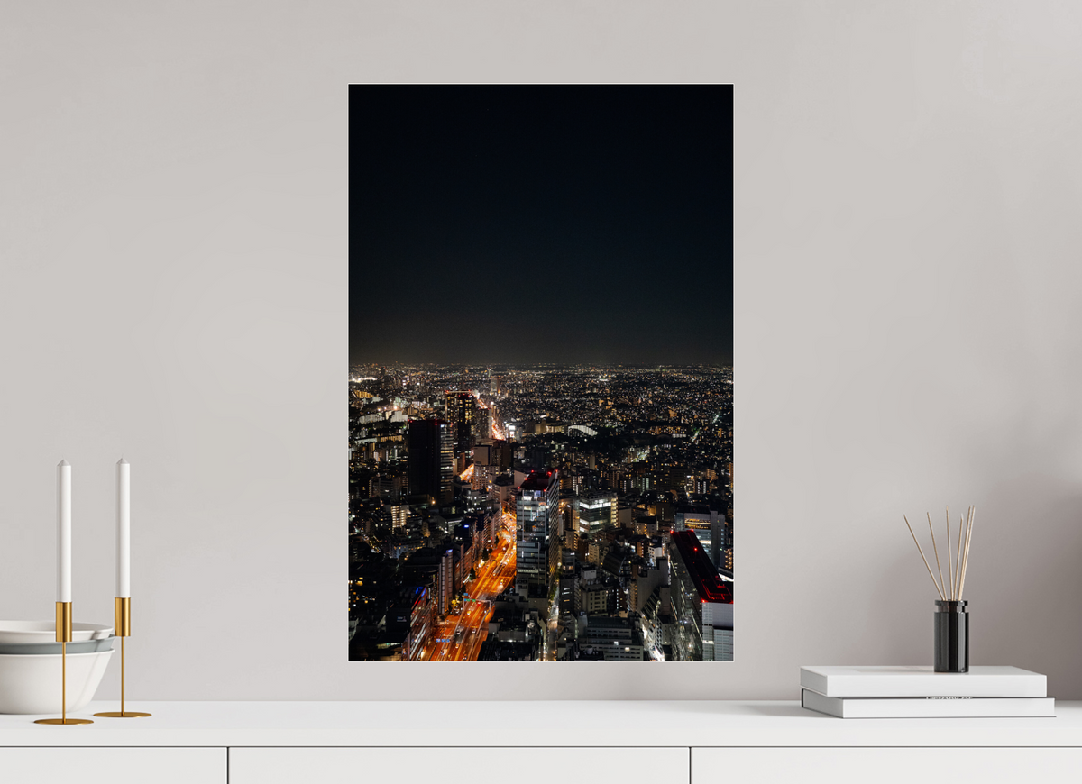 40 x 60 cm, Photo Print Under Acrylic Glass City Veins