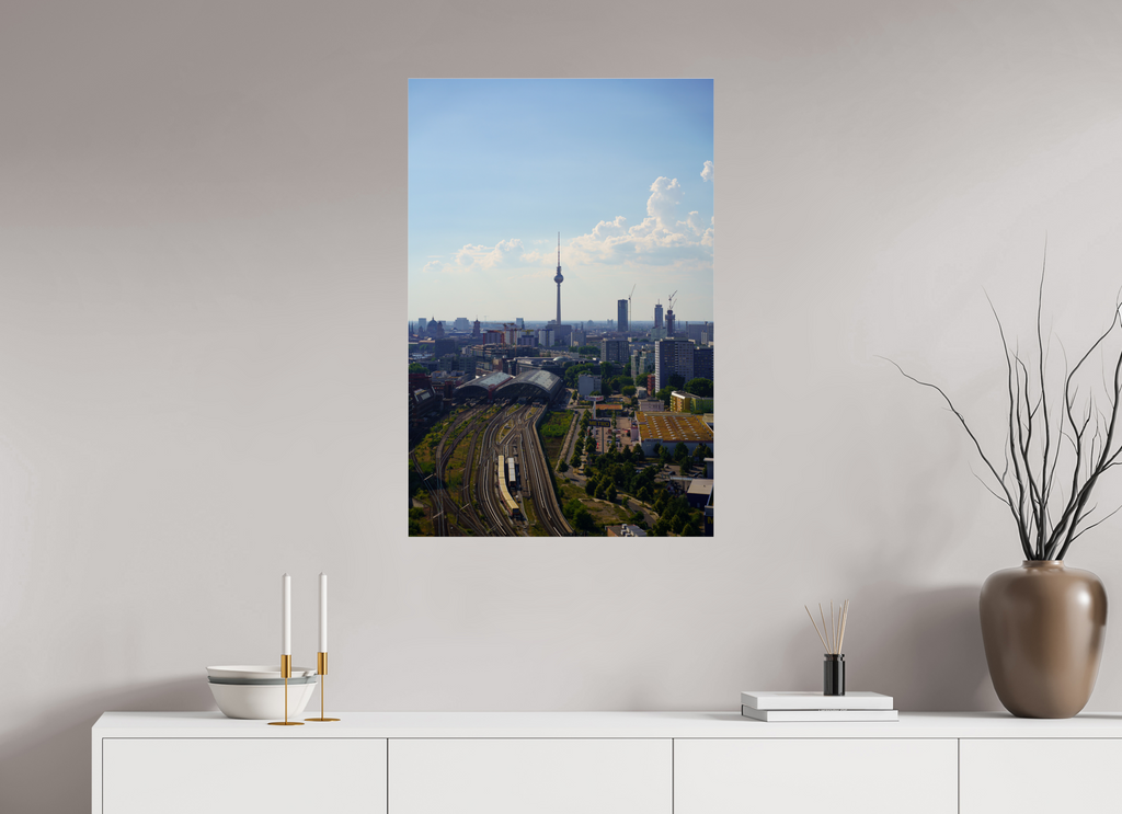 60 x 90 cm, Photo Print Under Acrylic Glass TV Tower 01