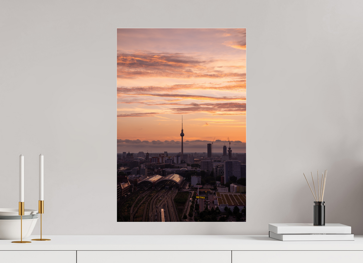40 x 60 cm, Photo Print Under Acrylic Glass TV Tower 16