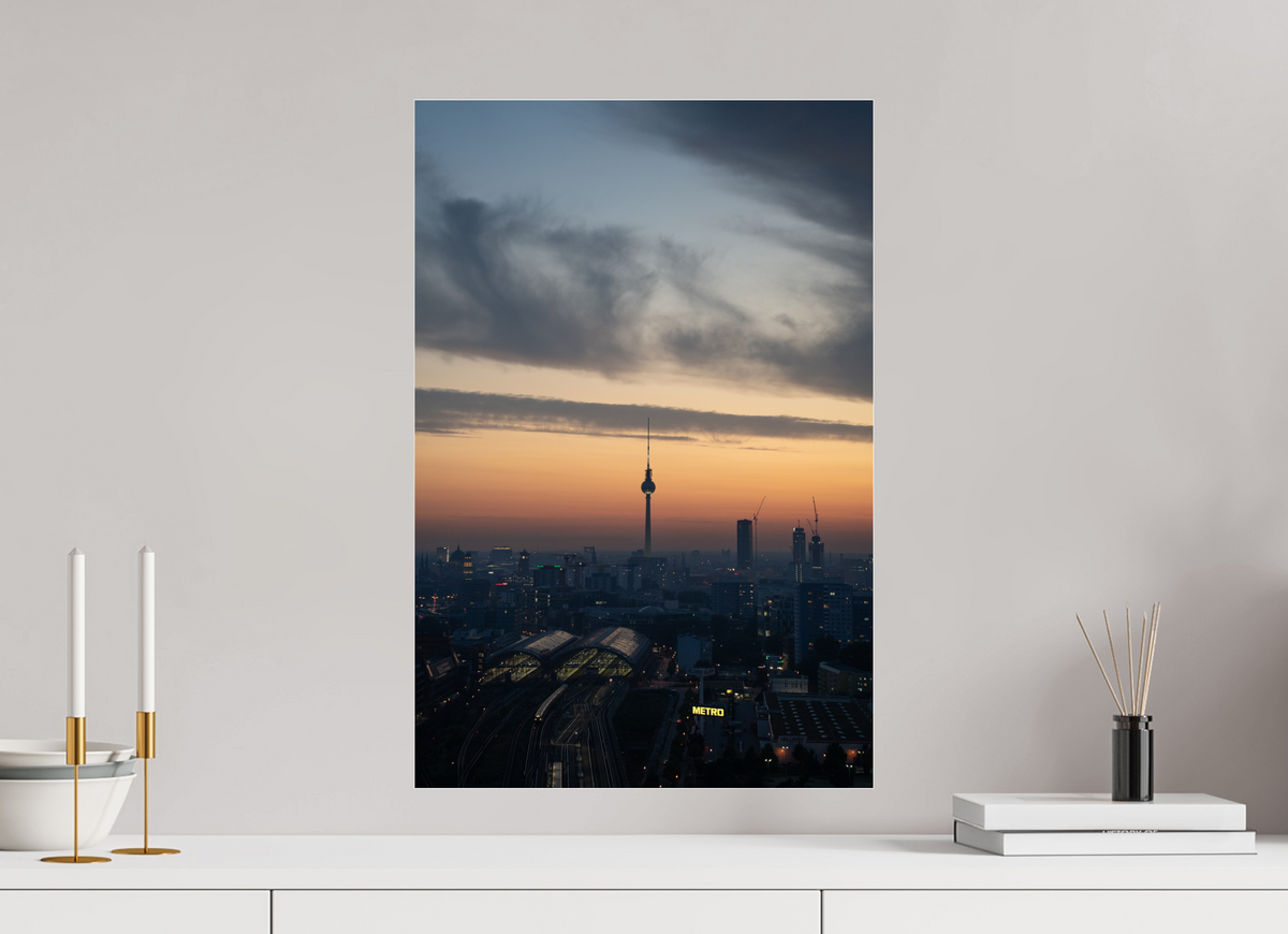 40 x 60 cm, Photo Print Under Acrylic Glass TV Tower 05