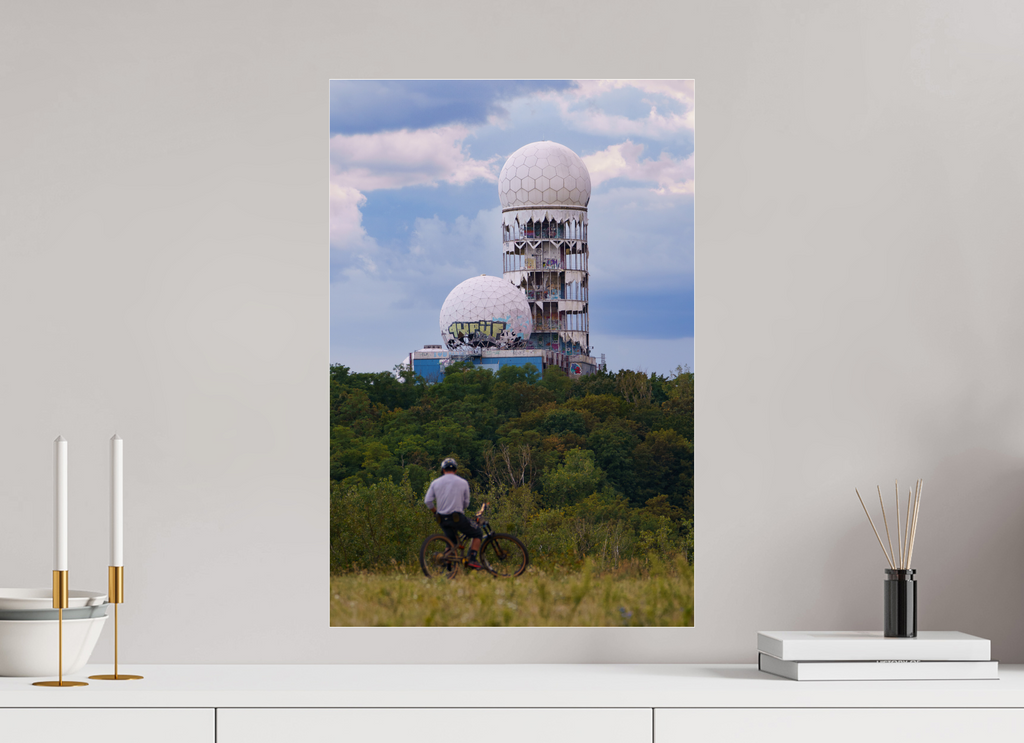 40 x 60 cm, Photo Print Under Acrylic Glass The Watchers of Teufelsberg