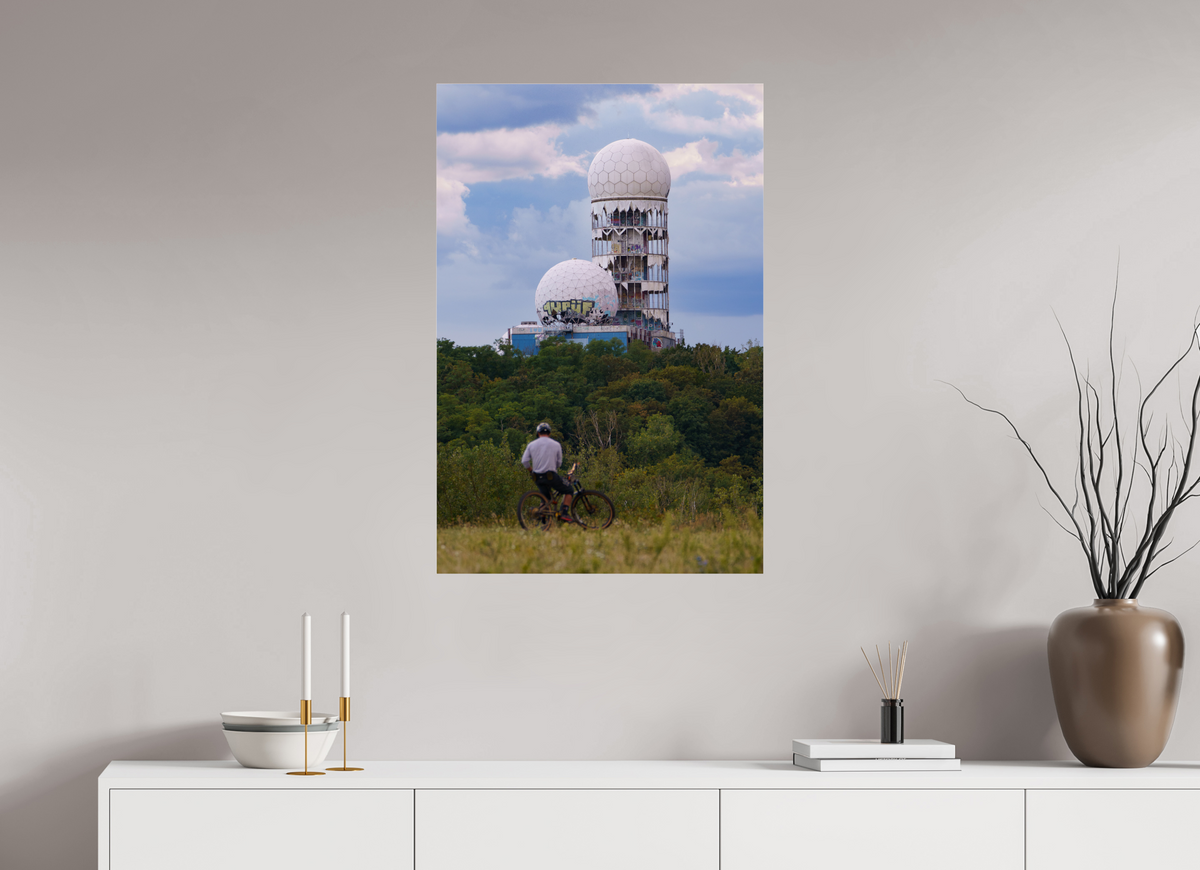 60 x 90 cm, Photo Print Under Acrylic Glass The Watchers of Teufelsberg