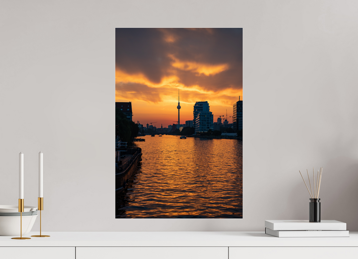 40 x 60 cm, Photo Print Under Acrylic Glass TV Tower 12