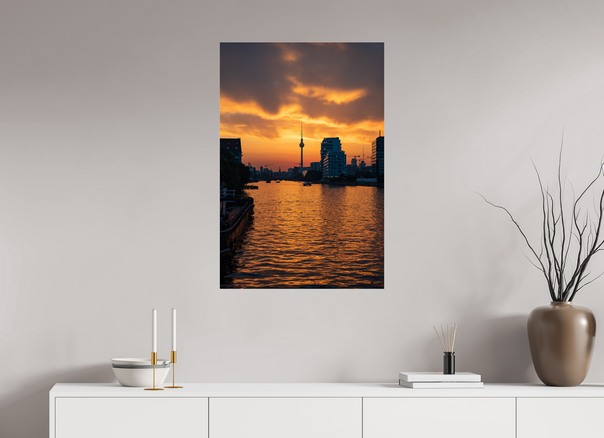 60 x 90 cm, Photo Print Under Acrylic Glass TV Tower 12
