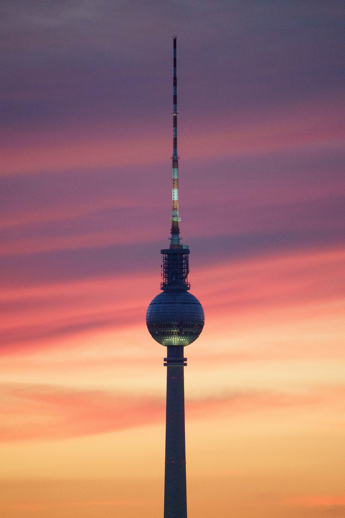 Berlin TV Tower — Afterglow