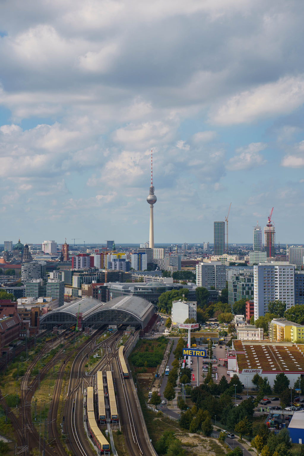 Berlin TV Tower - Beneath the Clouds