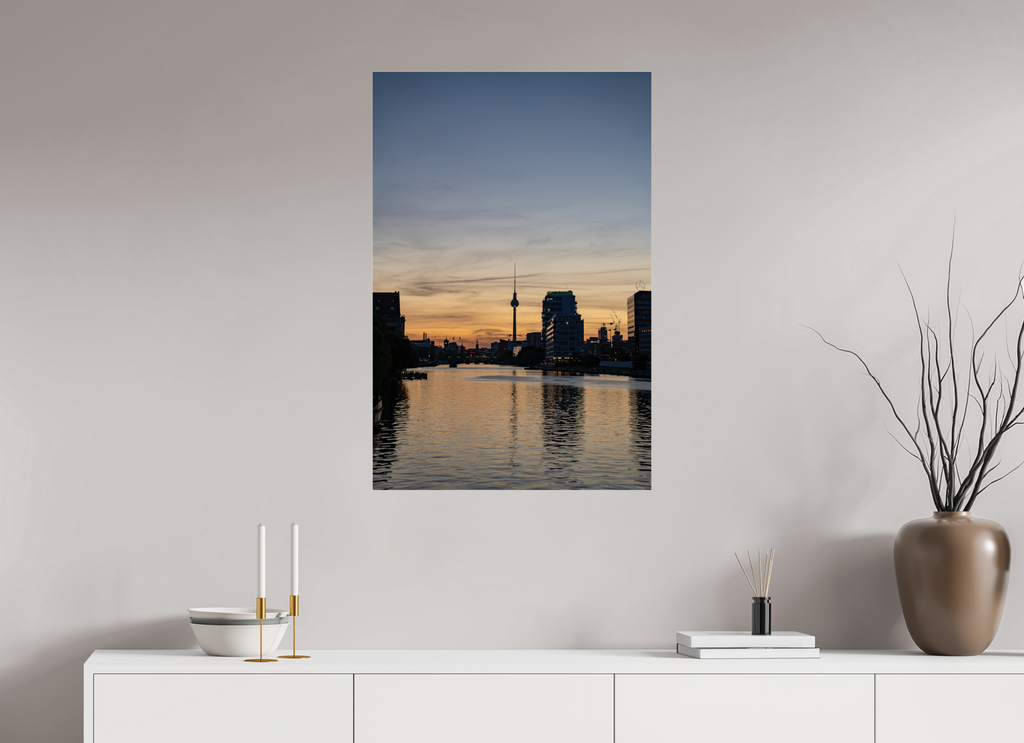 60 x 90 cm, Photo Print Under Acrylic Glass TV Tower 08
