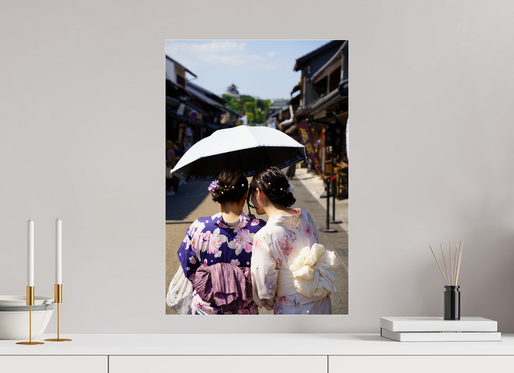40 x 60 cm, Photo Print Under Acrylic Glass Under the Umbrellas
