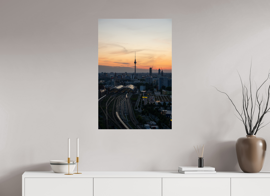 60 x 90 cm, Photo Print Under Acrylic Glass TV Tower 09