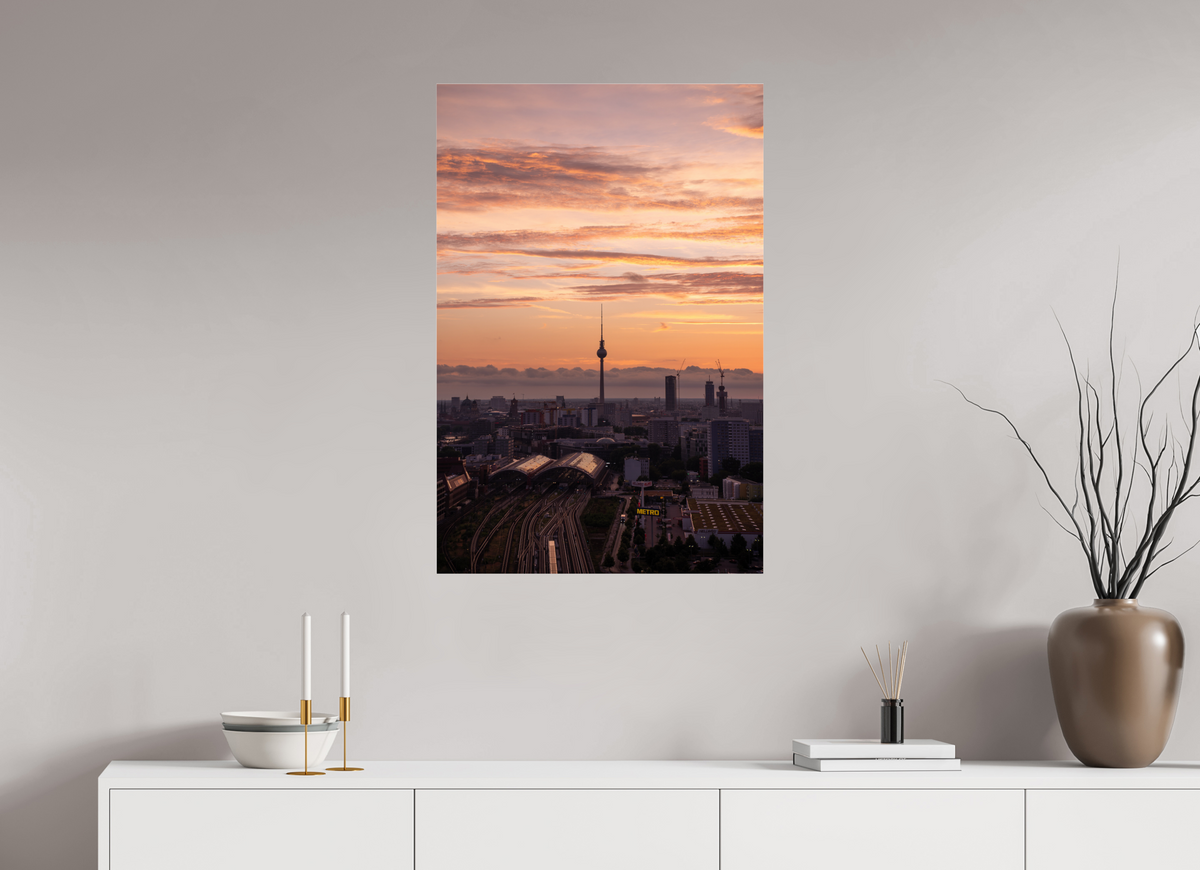 60 x 90 cm, Photo Print Under Acrylic Glass TV Tower 16