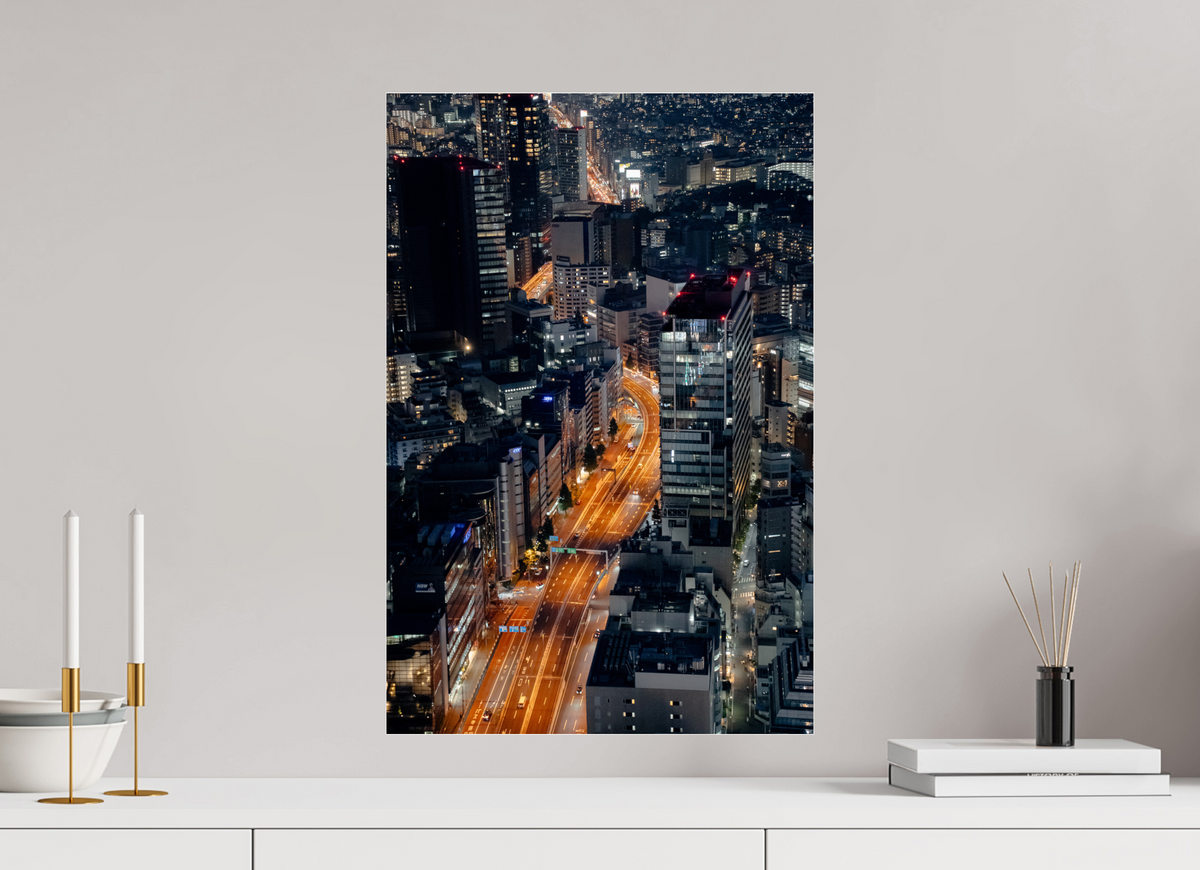 40 x 60 cm, Photo Print Under Acrylic Glass Orange Artery