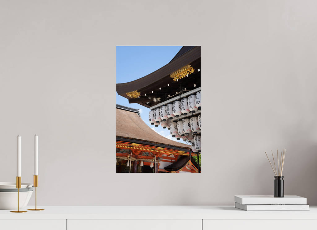 30 x 45 cm, Photo Print Under Acrylic Glass Temple Lines