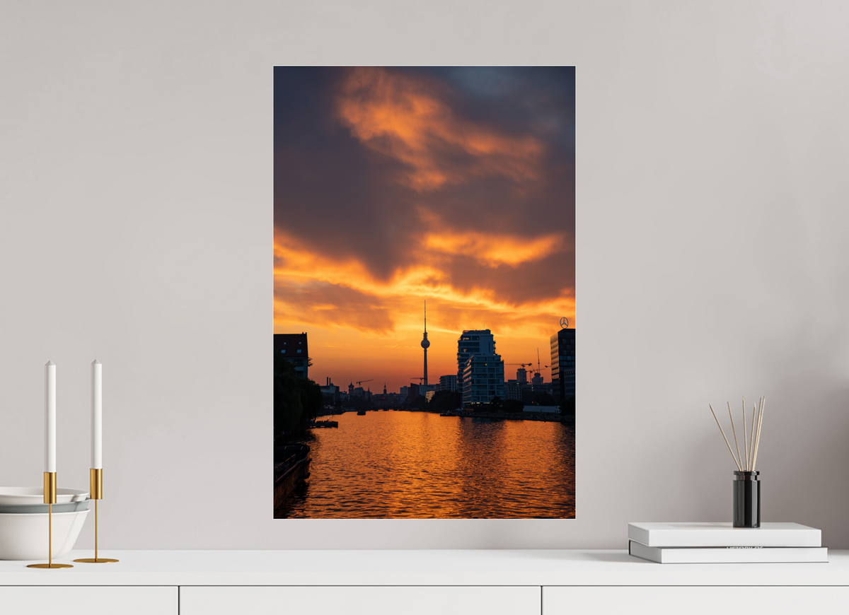 40 x 60 cm, Photo Print Under Acrylic Glass TV Tower 13