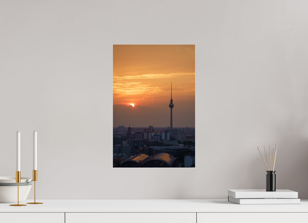 30 x 45 cm, Photo Print Under Acrylic Glass TV Tower 17