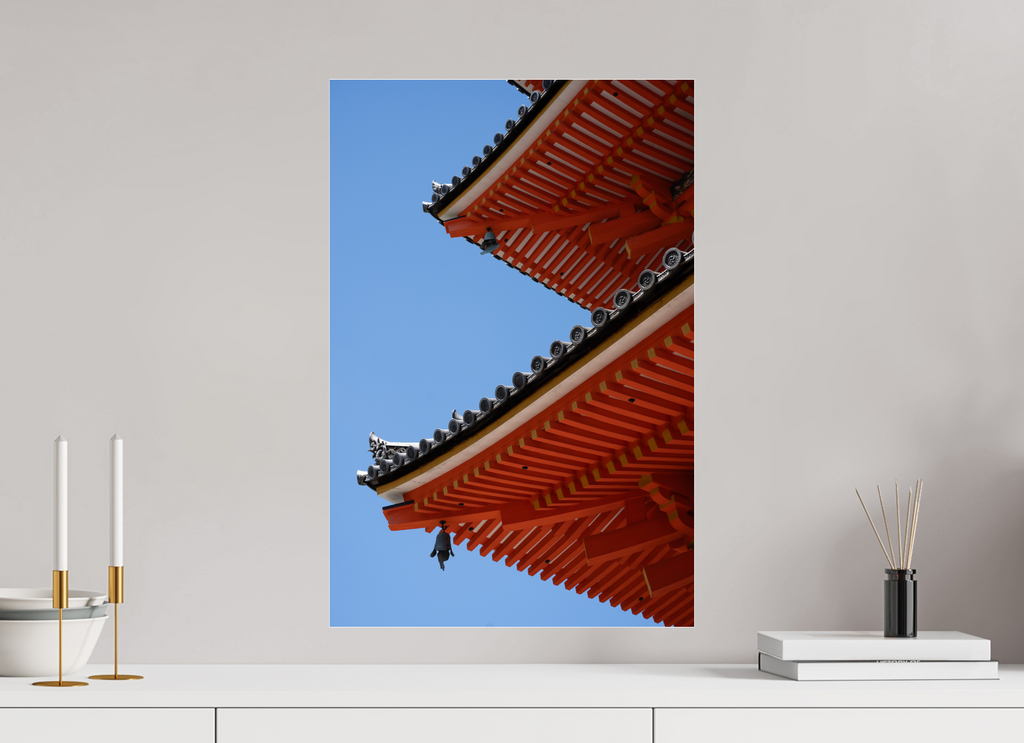 40 x 60 cm, Photo Print Under Acrylic Glass Temple Geometry